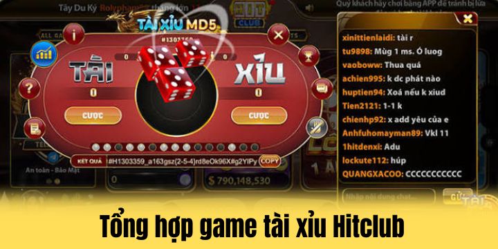 Đặt cược không giới hạn tại tài xỉu Hitclub